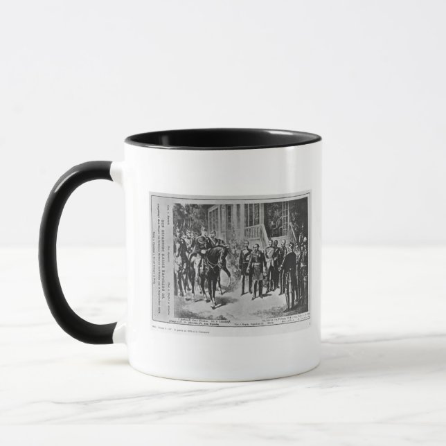 Mug Napoléon III d'empereur et Kaiser Wilhelm I (Gauche)