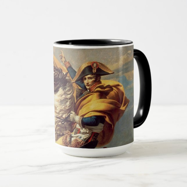 Mug Napoléon Traversant les Alpes-Jacques-Louis David (Devant droit)