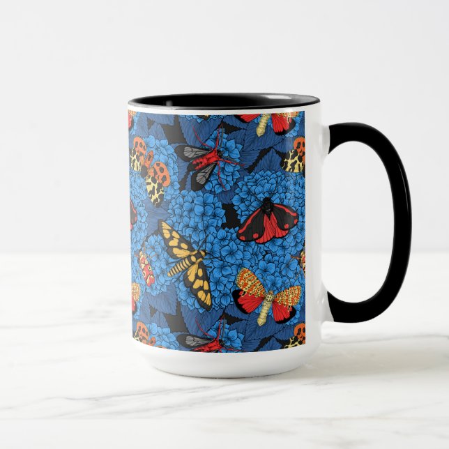 Mug Nappes phréatiques bleu hydrangée (Droite)