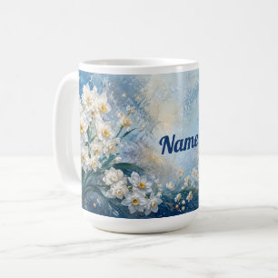 Mug Narcisse personnalisé, fleur de naissance de décem