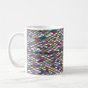 Mug Narmin   Motif répétitif coloré dessiné à la main