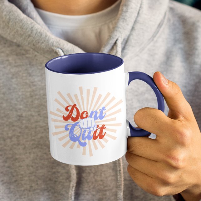 Mug N'arrêtez pas de le faire Motivationnel Orange Pur (Créateur téléchargé)