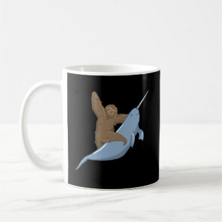 Mug Narwahl Unicorn Beluga Tusk Fish Sloth Cadeau