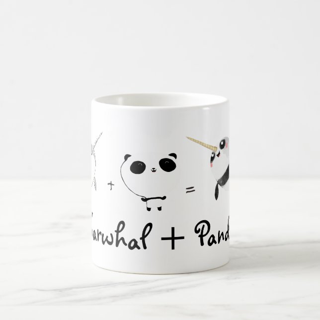 Mug Narwhal plus le panda ! (Centre)