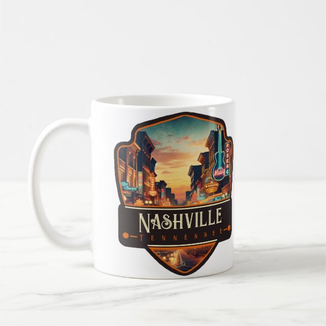 Mug Nashville, Tennessee | Vintage (Gauche)