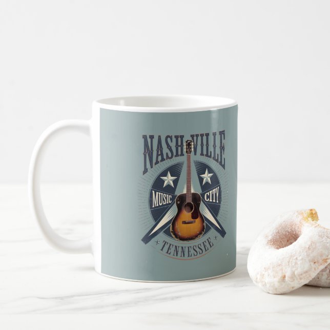Mug Nashville, TN - Music City USA (Avec donut)