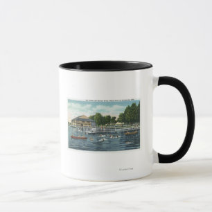 Mug Natation à la plage et au casino de point de Bemus