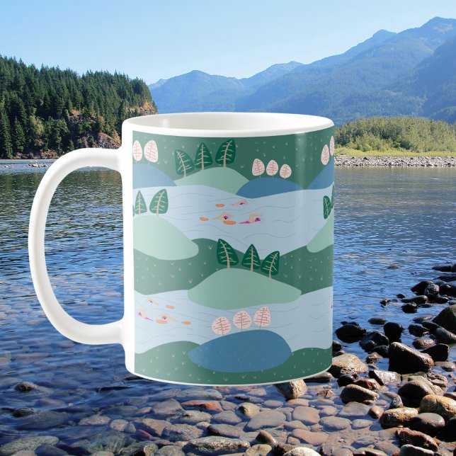 Mug Natation en eau libre moderne dans les rivières av (Créateur téléchargé)