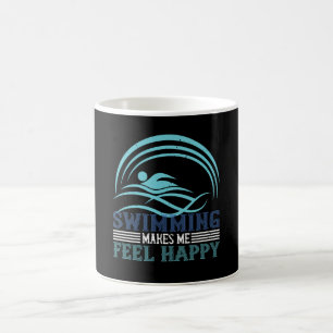 Mug Natation - La natation me rend heureux