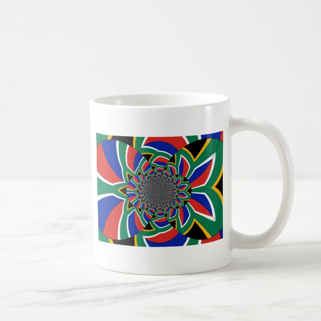 Mug Nation Arc-en-ciel : Afrique du Sud vivante Imprim (Droite)