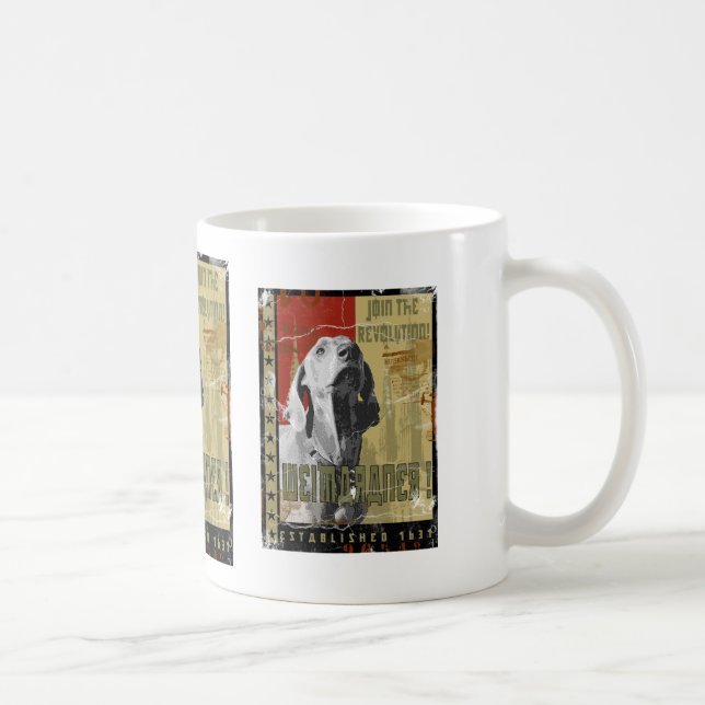 Mug Nation de Weimaraner : Weimaraner vintage ! (Droite)