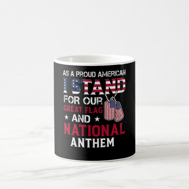 Mug National Anthem - Usa Flag Design (Centre)