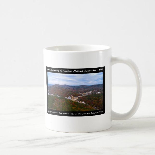 Mug National Park Anniversary Hot Springs Vue d'automn (Droite)