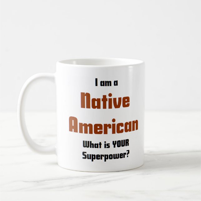 Mug native american (Gauche)