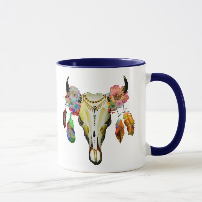 Mug Native American Animal Skull (Droite)