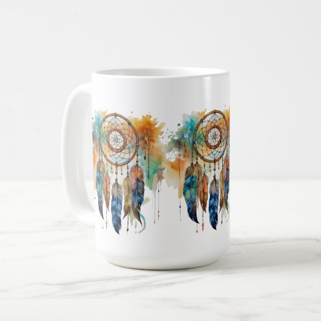 MUG NATIVE AMERICAN DREAM CATCHER (Devant gauche)