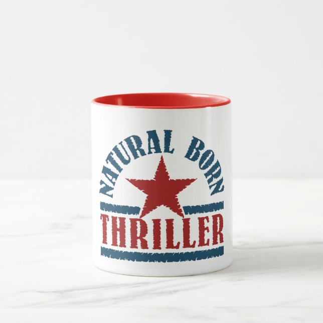 Mug Natural Born Thriller - choisir le style (Centre)