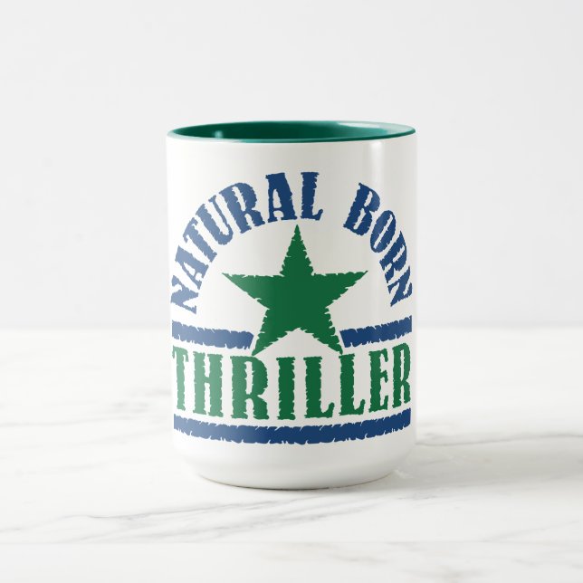 Mug Natural Born Thriller - choisir le style (Centre)