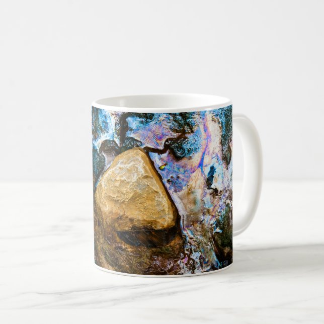 Mug nature abstraite eau morte (Devant droit)