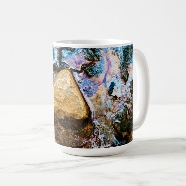 Mug nature abstraite eau morte (Devant droit)