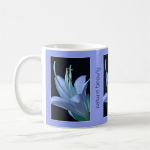 Mug Nature Beauté Hosta Flower Photo, Lavender Blue