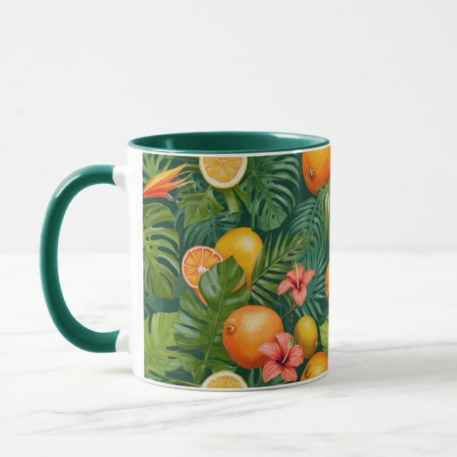 Mug nature citron orange (Gauche)
