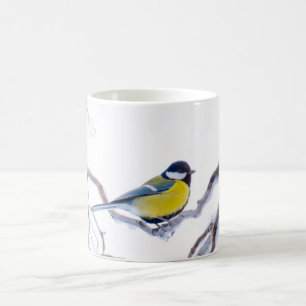 Mug Nature de Frost de neige de branches étée perch