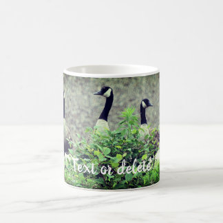 Mug Nature des oies du Canada personnalisée