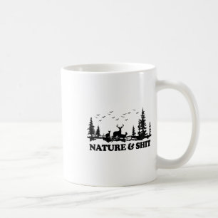 Mug Nature et cabane de camping drôle au bord du lac R