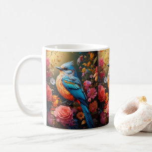 Mug Nature lunaire Oiseau bleu No 4