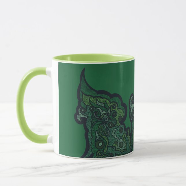 Mug Nature Meets Geometry (Gauche)