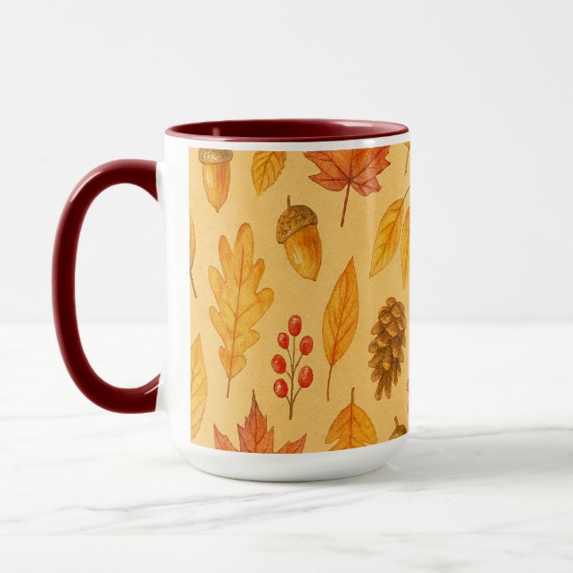 Mug Nature motif d'automne (Gauche)
