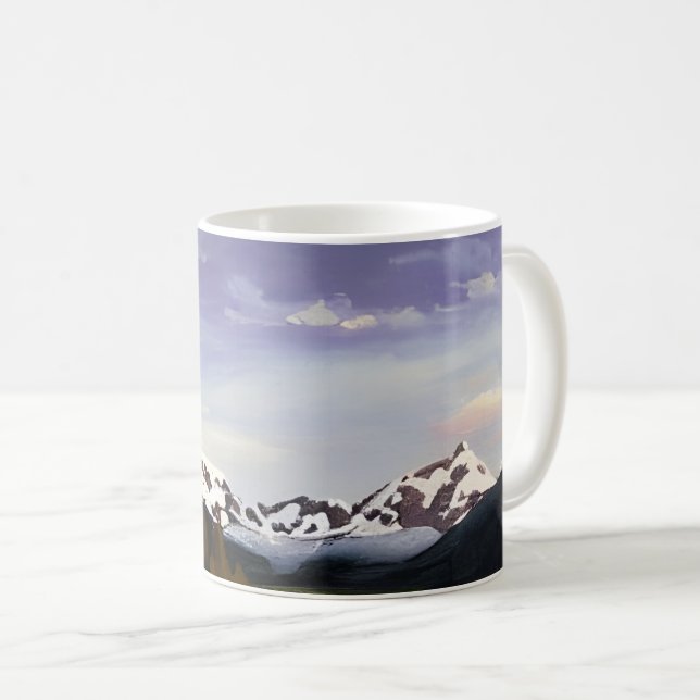 Mug Nature Norvège art (Devant droit)