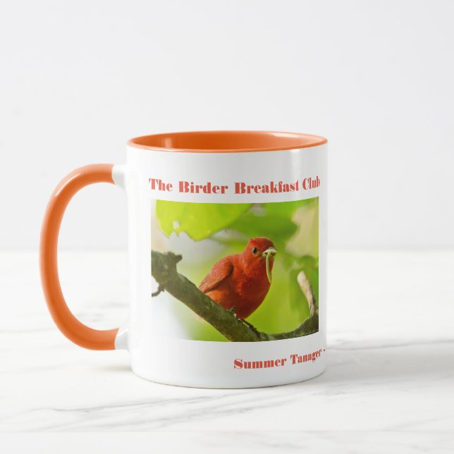 Mug Nature Photographie été Tanager Birder (Gauche)