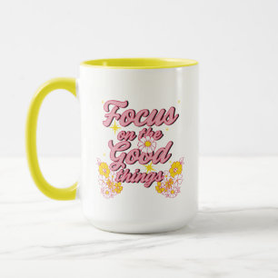 Mug Nature Soul Slogan   Focus sur les bonnes choses