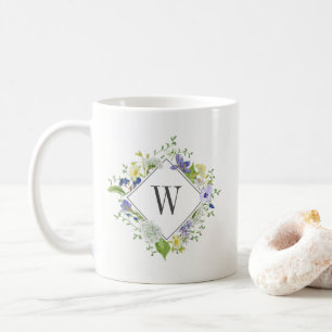 Mug Nature Walk Fleurs sauvages avec Monogramme person