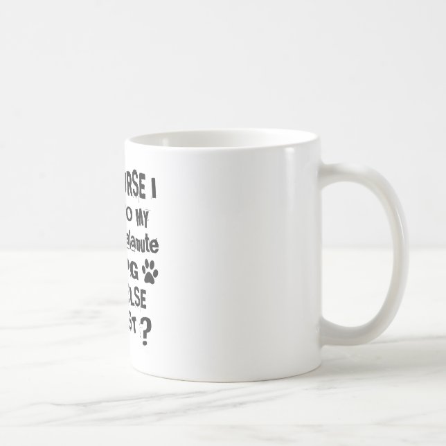 Mug Naturellement je parle à ma conception de chien de (Droite)