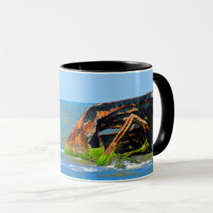 Mug Naufrage Abstrait Bleu