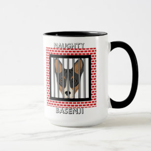 Mug Naughty Basenji Funny Chien