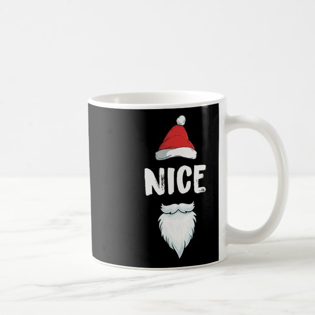 Mug Naughty Et Nice Correspondant Pajamas De Noël Pour (Droite)