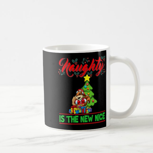 Mug Naughty Is The New Nice Christmas Santa Xmas Premi (Droite)
