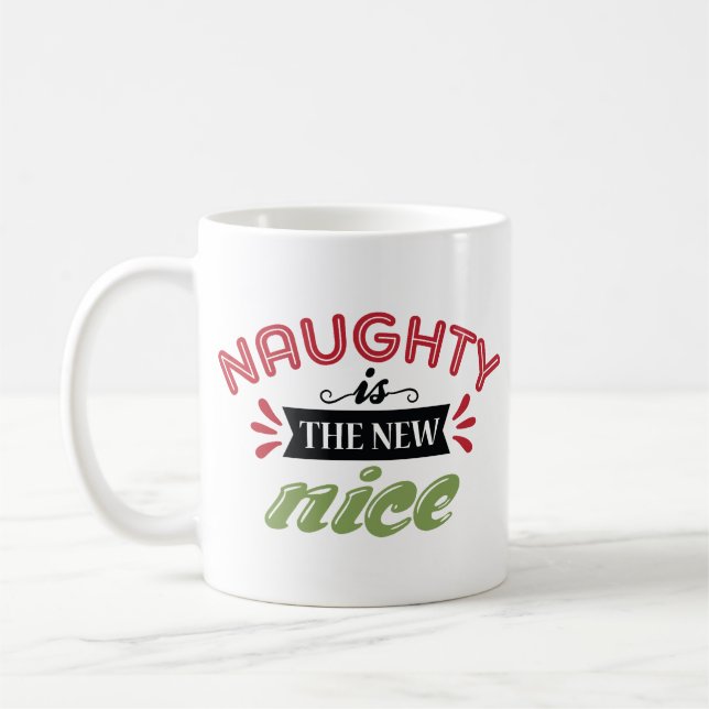 Mug Naughty Is The New Nice Noël (Gauche)