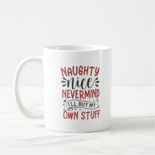 Mug Naughty Nice Personnalisé