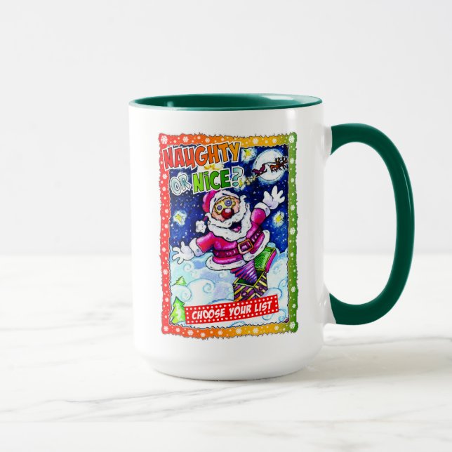 Mug Naughty or nice, choose your list (Droite)