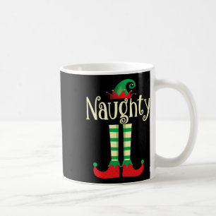 Mug Naughty Ou Joli Couple De Noël Le Naughty Elf