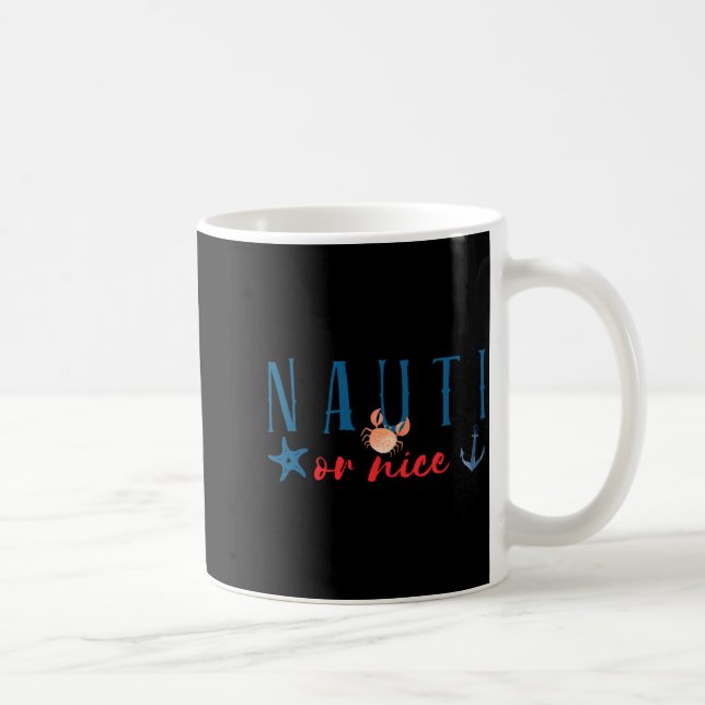 Mug Nauti Or Nice Funny Nautical Christmas  (Droite)