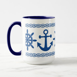 Mug Nautical personnalisé - choisissez style et co