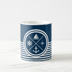 Mug Nautical themed design