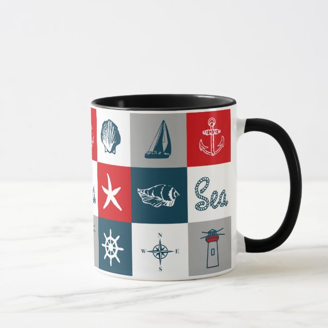 Mug Nautical themed design (Droite)