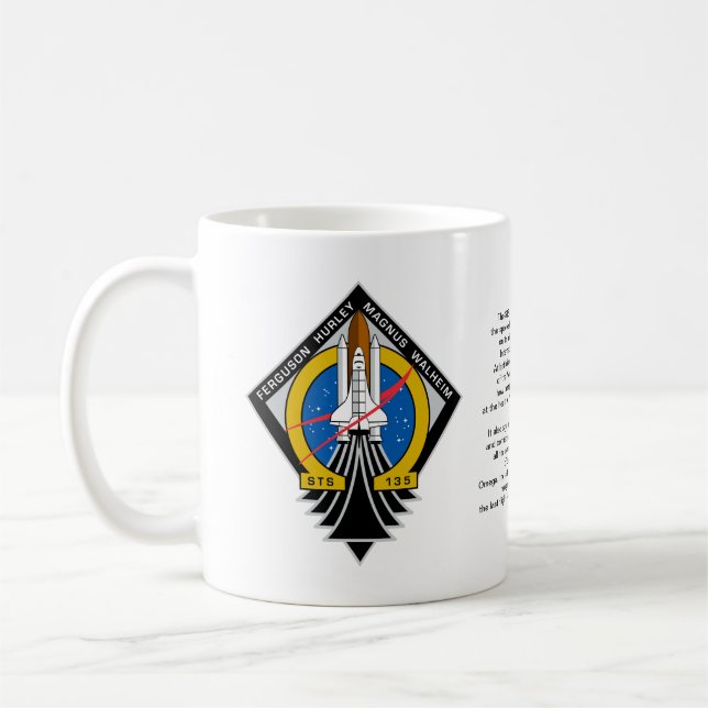Mug Navette spatiale Atlantis (Gauche)